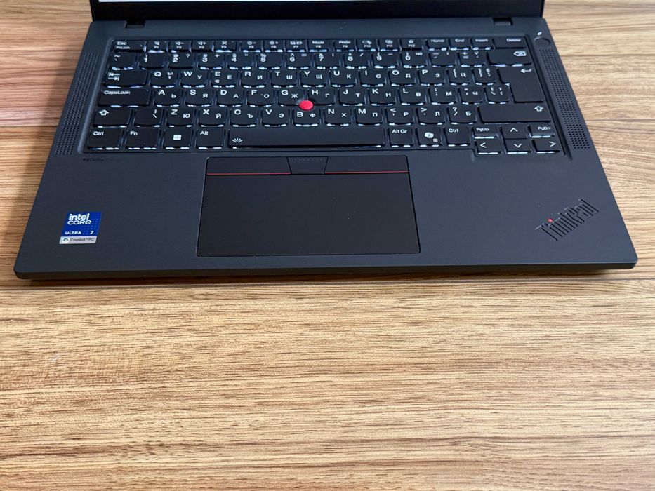 Lenovo T14 Gen 6`Ultra 7 258v Copilot+PC/32GB LPDDR5X/1TB SSD Gen5/Гаранция 32 Месеца/Батерия 100%-20 часа