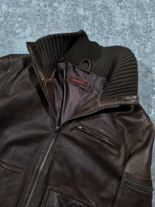 Geaca Brown Patina Leather