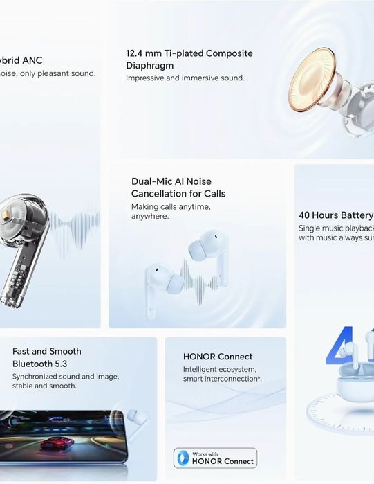 Новый Honor Choice Earbuds x7i  100% original  +Доставка