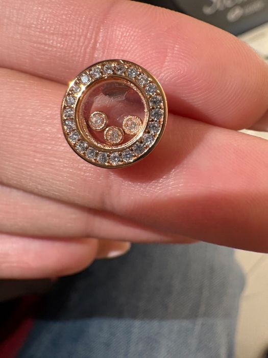 Серьги Chopard из розового золота