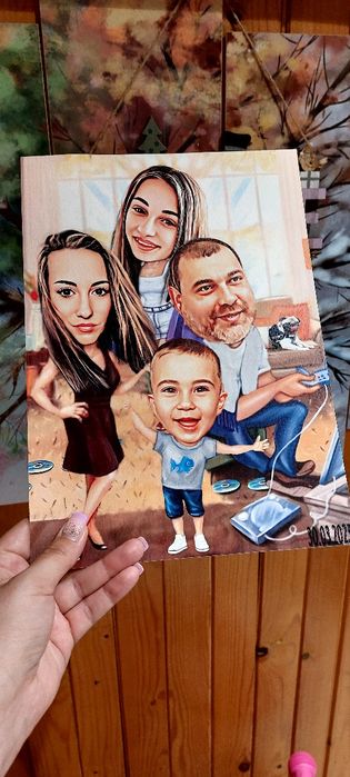 Карикатура по ваш избор. Подарък за теб