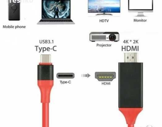 Видео преходи адаптери HDMI VGA USB-C
