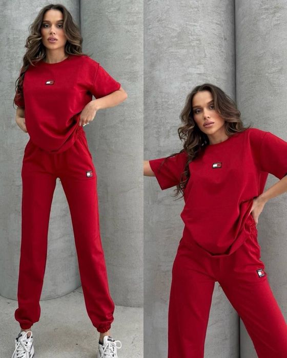 Compleu dama sigla Tommy cusuta Bumbac