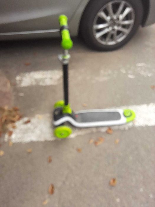 Trotineta copii 3 roti verde pliabila ghidon reglabil