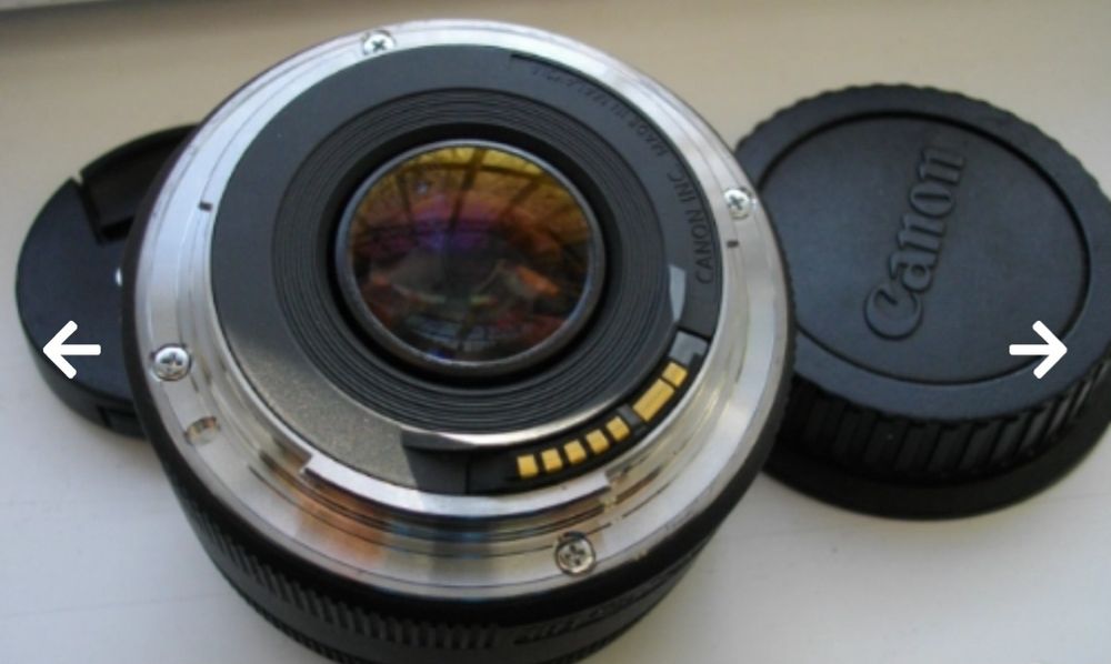 Canon обектив ново