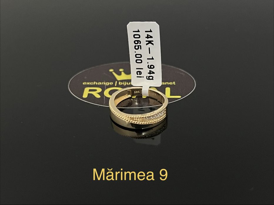 Bijuteria Royal CB : Inel dama aur nou 14k 1,94gr