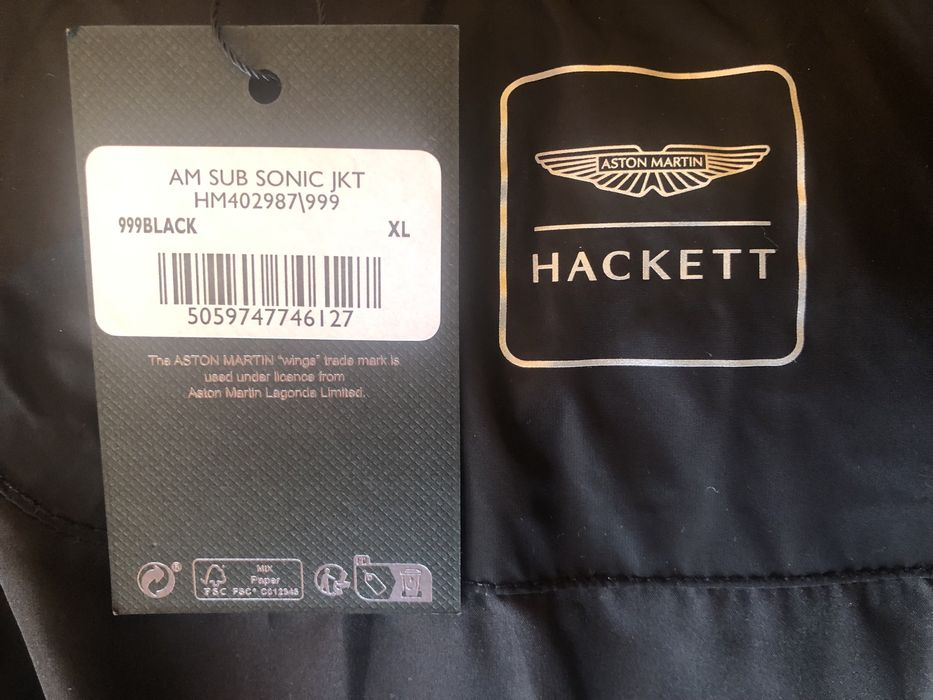 Hackett Aston Martin Sub Sonic Jacket ОРИГИНАЛНО мъжко яке XL