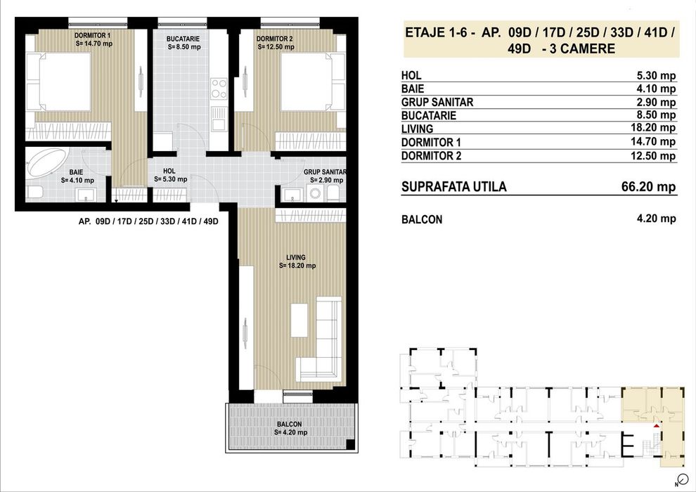 3 camere decomandat Bloc nou | Mutare rapida | Berceni - Postalionului