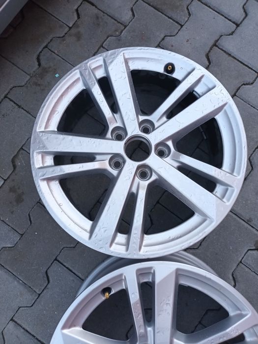 2 jante aliaj 5x112 R17 originale audi Q3 fără cauciucuri