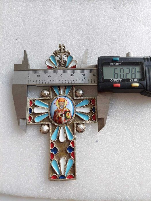 cruce ortodoxă de argint 84 imperiu rus