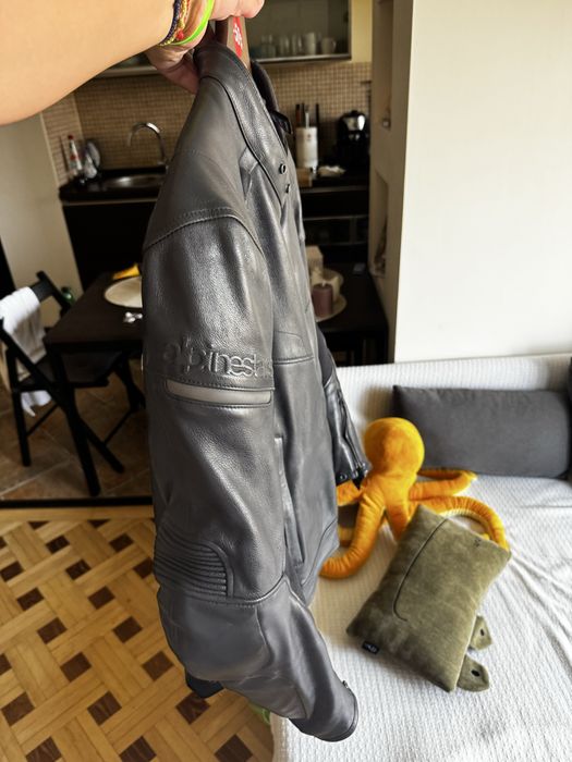 Geacă moto Alpinestars SP-5 piele naturală, mărimea 52 (L), protecții CE
