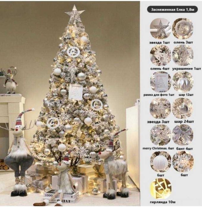 Елка шикарная заснеженная