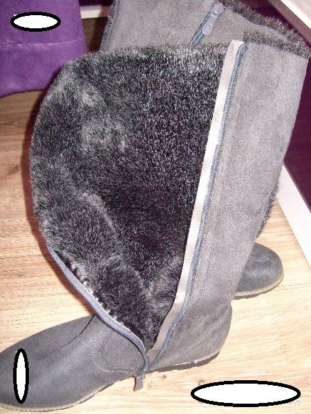 Топли ботуши с дебела подплата