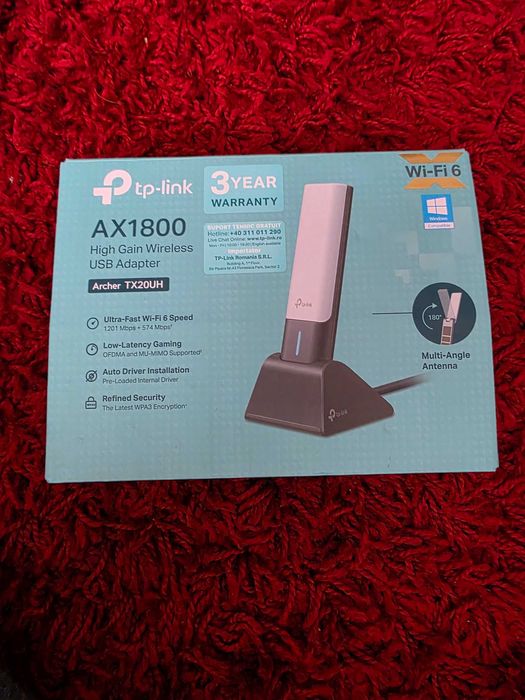 Vand WI-Fi usb adapter tp-link AX1800