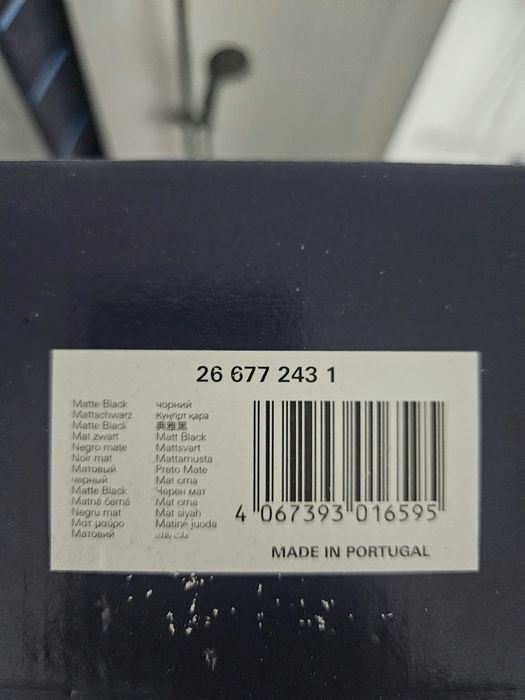 Grohe vitalio start shower system 250 MM,Nou cu baterie termostatată (Negru)