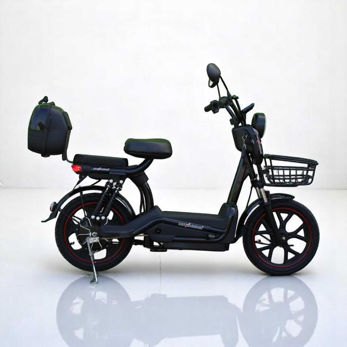 Електрически скутер с педали MaxMotors EBZ 18 1200W / 48V-60V-72V / 28Ah - BLACK