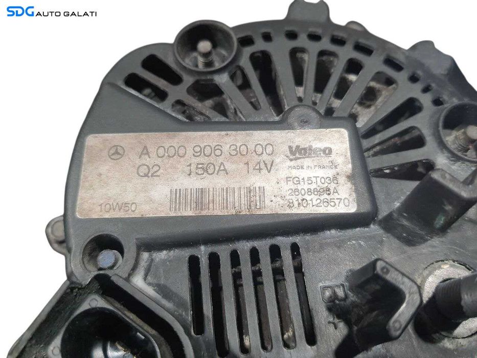 Alternator 150A 14V Mercedes Clasa E Class W212 1.8 CGI 2009 - 2016 Cod A0009063000 [N3503]