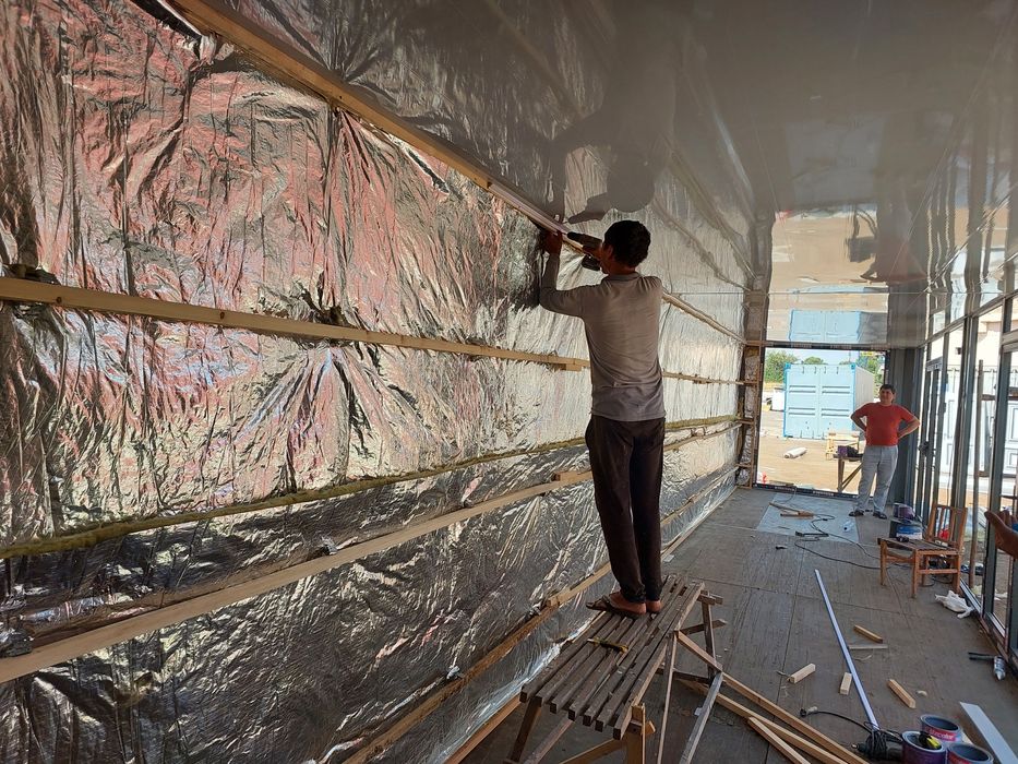 Kantiner domik жилой душ туалет будка дуконлар тайёрлаймиз