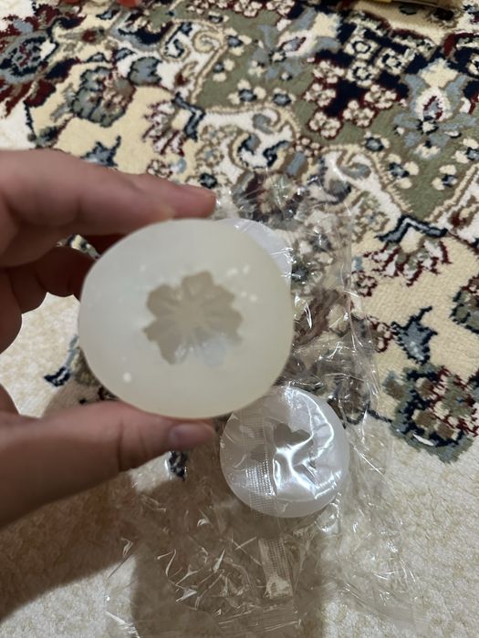 Молд силиконовый в форме мандарина