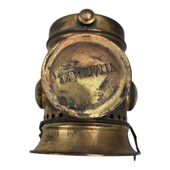 Lampa carbid , far bicicleta