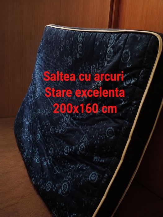 Saltea pe arcuri dubla 200x160 preț decent
