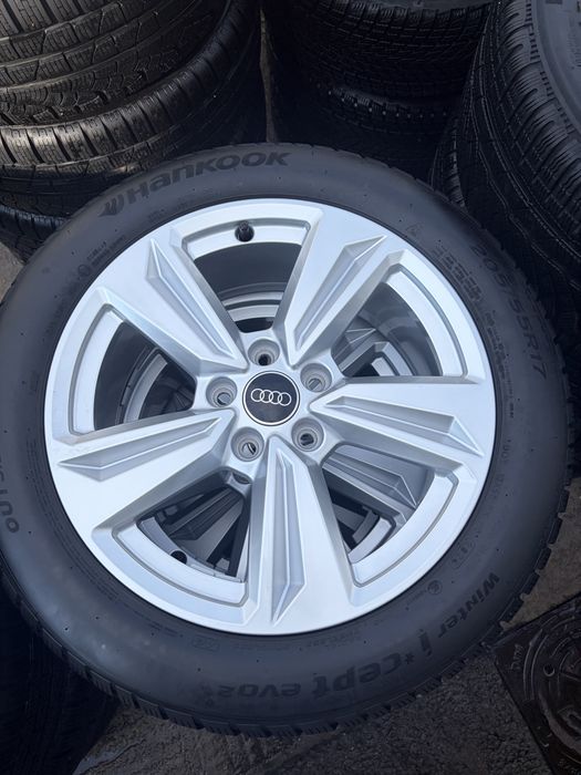 Jante originale Audi A3 8Y echipate cu anvelope iarna Hankook 205/55/17 Dot 2824