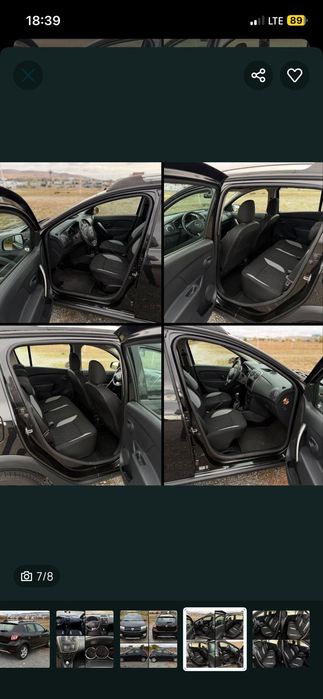 Dacia Sandero Stepway Navi -import Germania/2014-euro 5