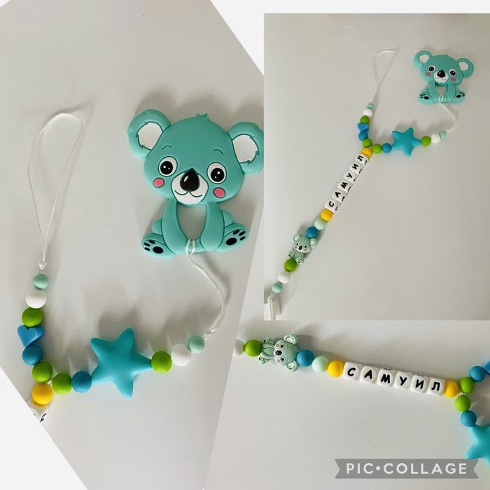 клипс за биберон  и гризалки силиконови