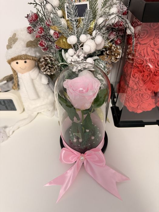 Trandafir criogenat pentru Craciun
