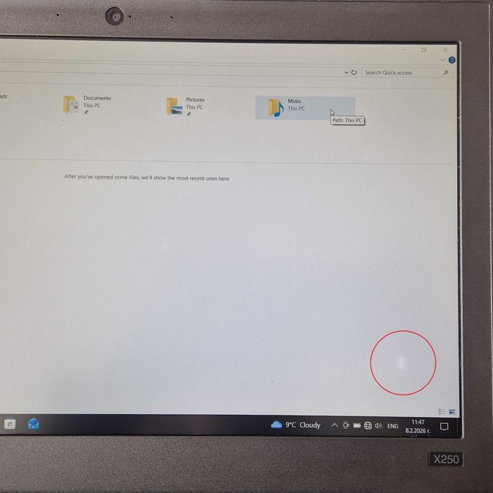 Laptop Lenovo ThinkPad X250 - 240GB SSD, i5 5300 CPU, 8GB RAM