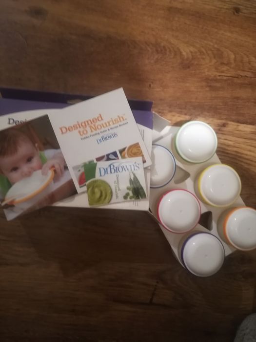 Детски купички Dr.Brown's за храна 6 бр.