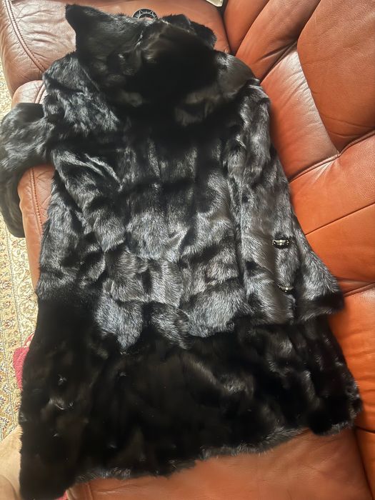 Норковая шуба б/у.