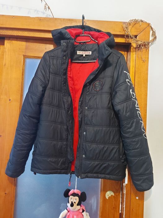 Geacă copii glugă FC BAYERN mărimea xs iarna