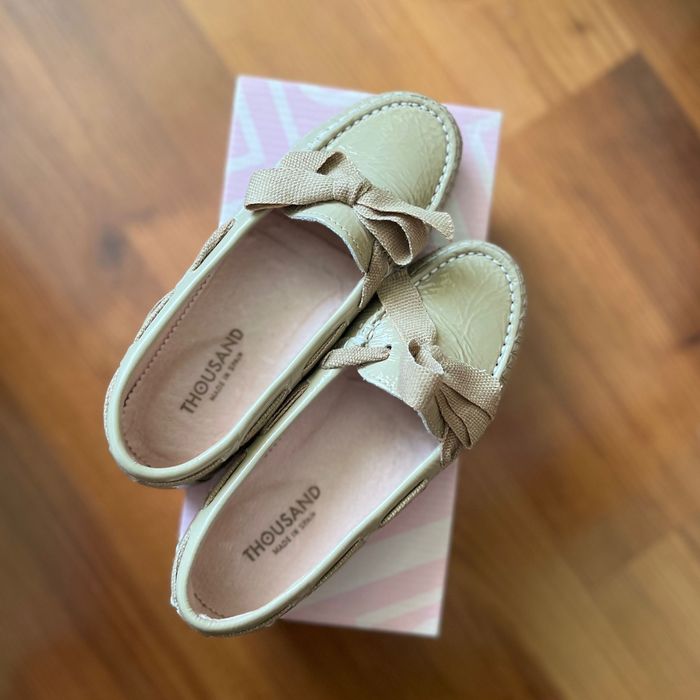 Испанские детские кожаные туфли