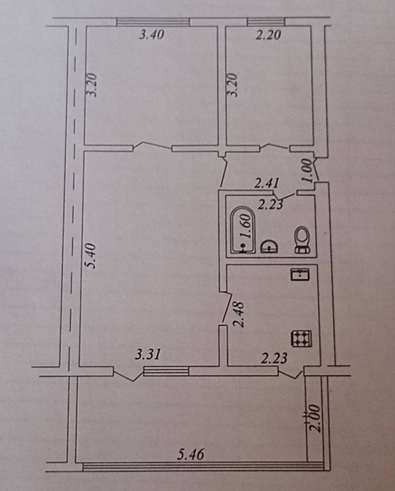 Продам квартиру 3/2/4 Ялангач м-в 
балкон 2х6, цена 75.000