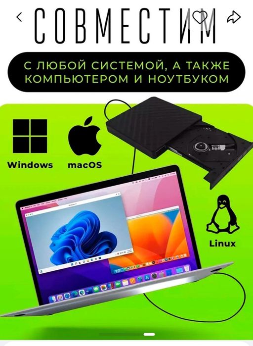 Внешний дисковод USB 3.0