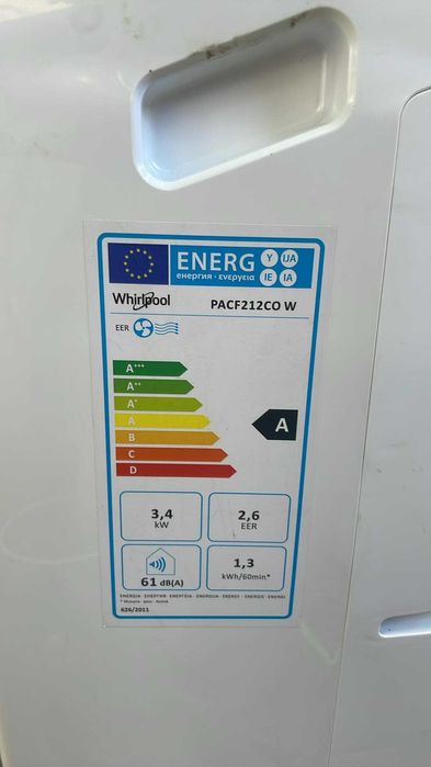 Мобилен климатик Whirlpool - PACF212CO W