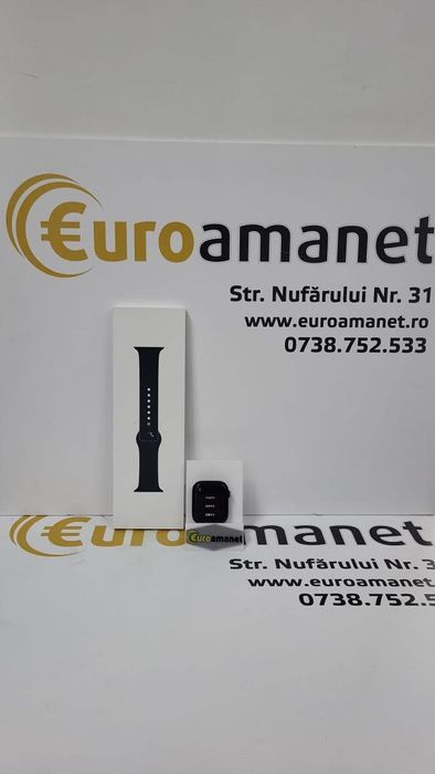 Apple Watch 9, GPS, Carcasa Midnight Aluminium 45mm -N-