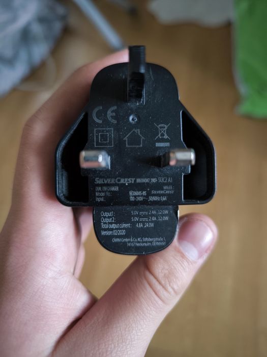 Pachet 3 Încărcătoare Originale Samsung & SilverCrest (Ștecher UK)