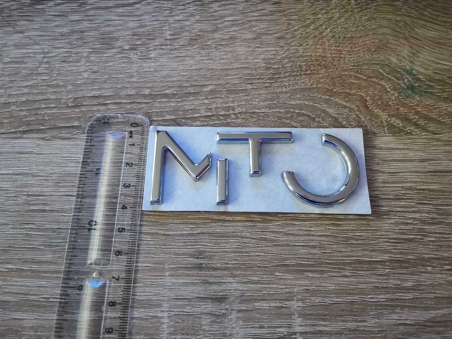 Alfa Romeo MiTo сребрист надпис емблема