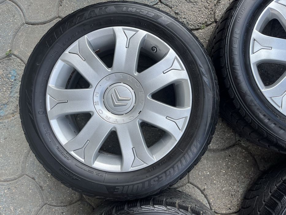 Jante aliaj 4x108mm, anvelope 205/55 R16, Citroen C3, C4, Xsara Picasso, Etc