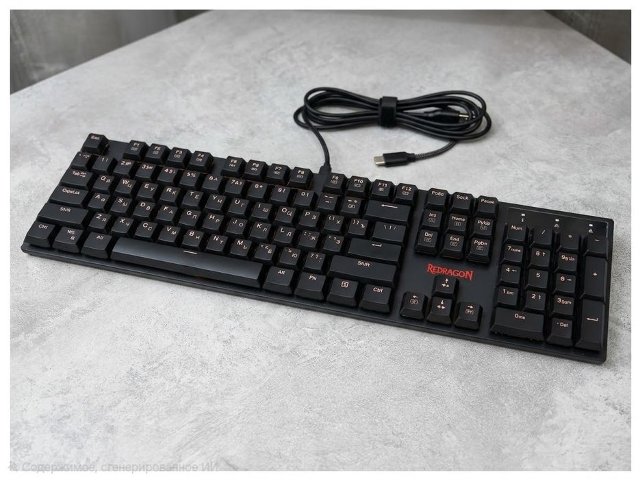 Продам RGB клавиатуру Redragon Apas