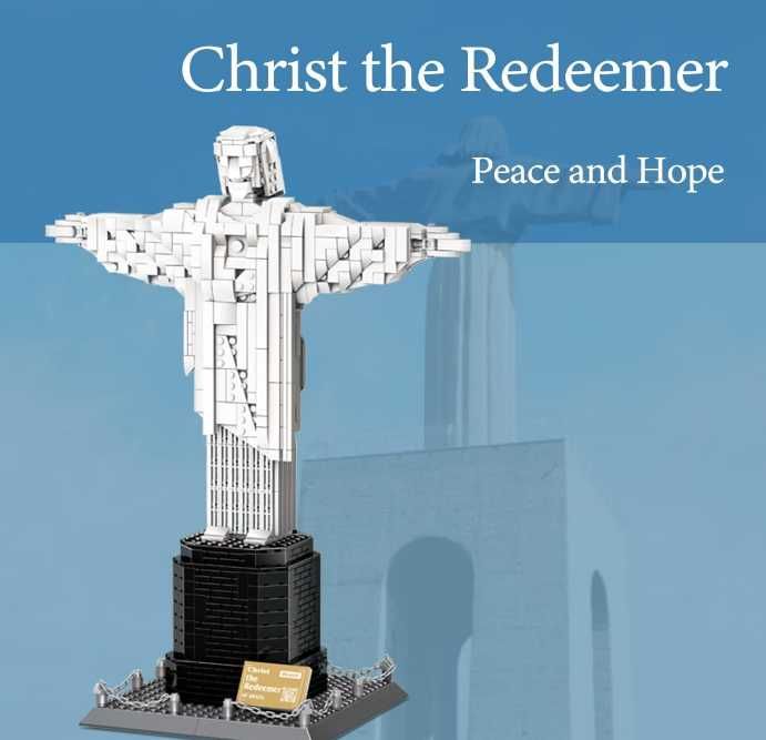 Lego Статуя Христа-5231 Общий-973 детали 43х12х18см Доставка бесплатно