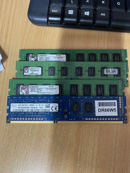 Lot Ram ddr3 4gb si 2gb