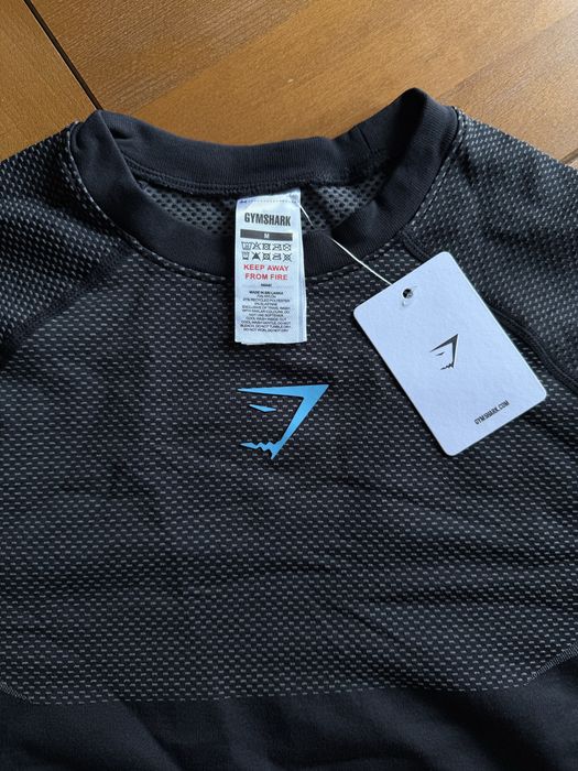 Tricou Gymshark Onyx v5 Negru Albastru M