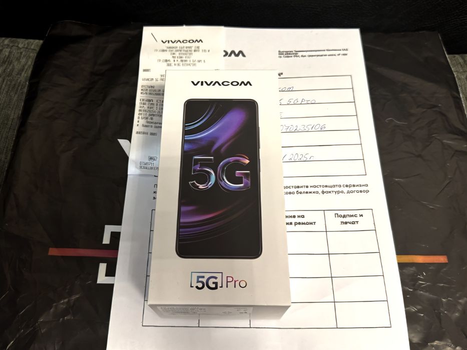 ЗАПЕЧАТАН 256GB Vivacom 5G Pro Гаранция Vivacom 2027 г. Black | Черен