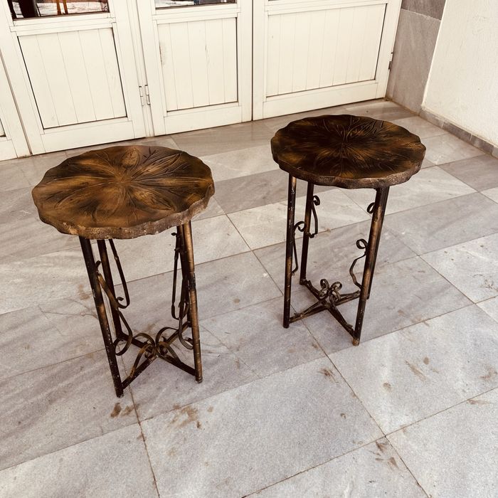 Винтидж декоративни масички / стойки от 80-те