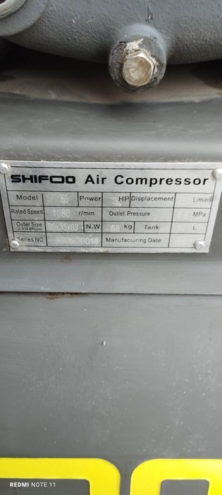 Kompressor shifoo 8 bar