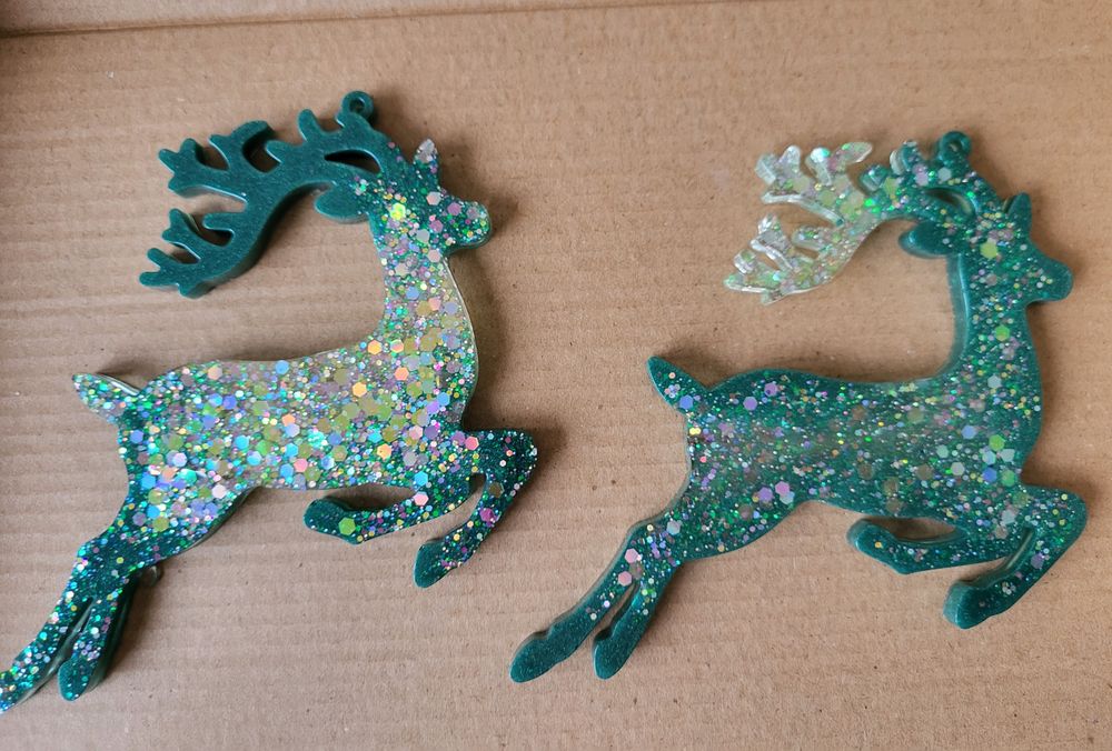 ПРОМОЦИЯ Коледни ръчно направени украшения от епоксидна смола