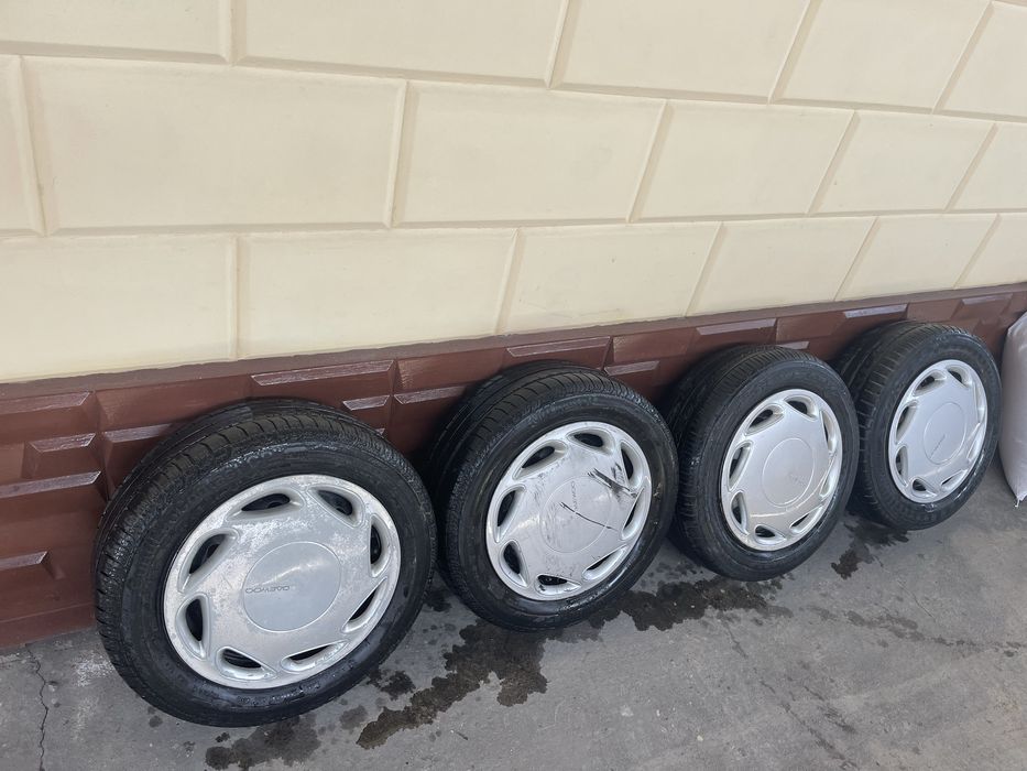 14 балоны с дисками в средним состояние